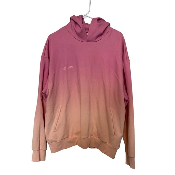 Pangaia Two Toned Pink Hoodie Size Small - Picture 1 of 12